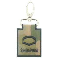 MINI SAF RANK KEYCHAIN - MULTICAM