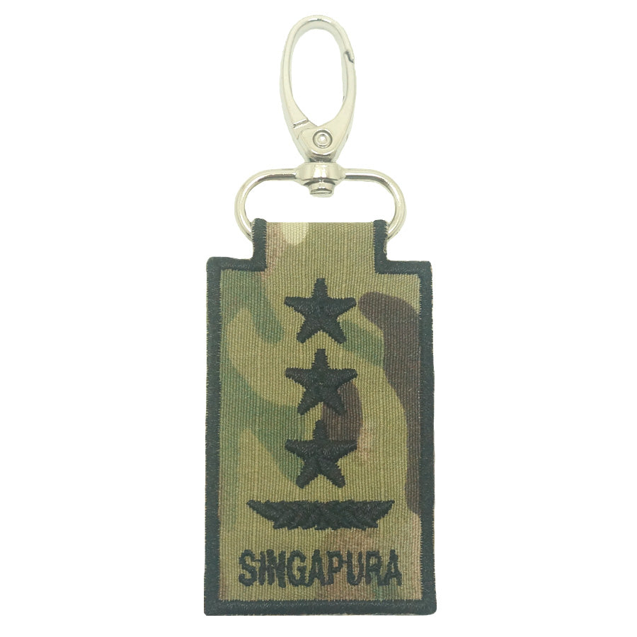 MINI SAF RANK KEYCHAIN - MULTICAM