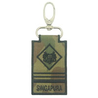 MINI SAF MILITARY EXPERTS RANK KEYCHAIN - MULTICAM