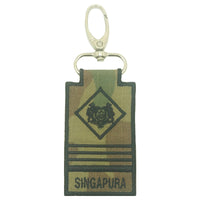 MINI SAF MILITARY EXPERTS RANK KEYCHAIN - MULTICAM