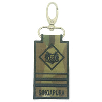 MINI SAF MILITARY EXPERTS RANK KEYCHAIN - MULTICAM