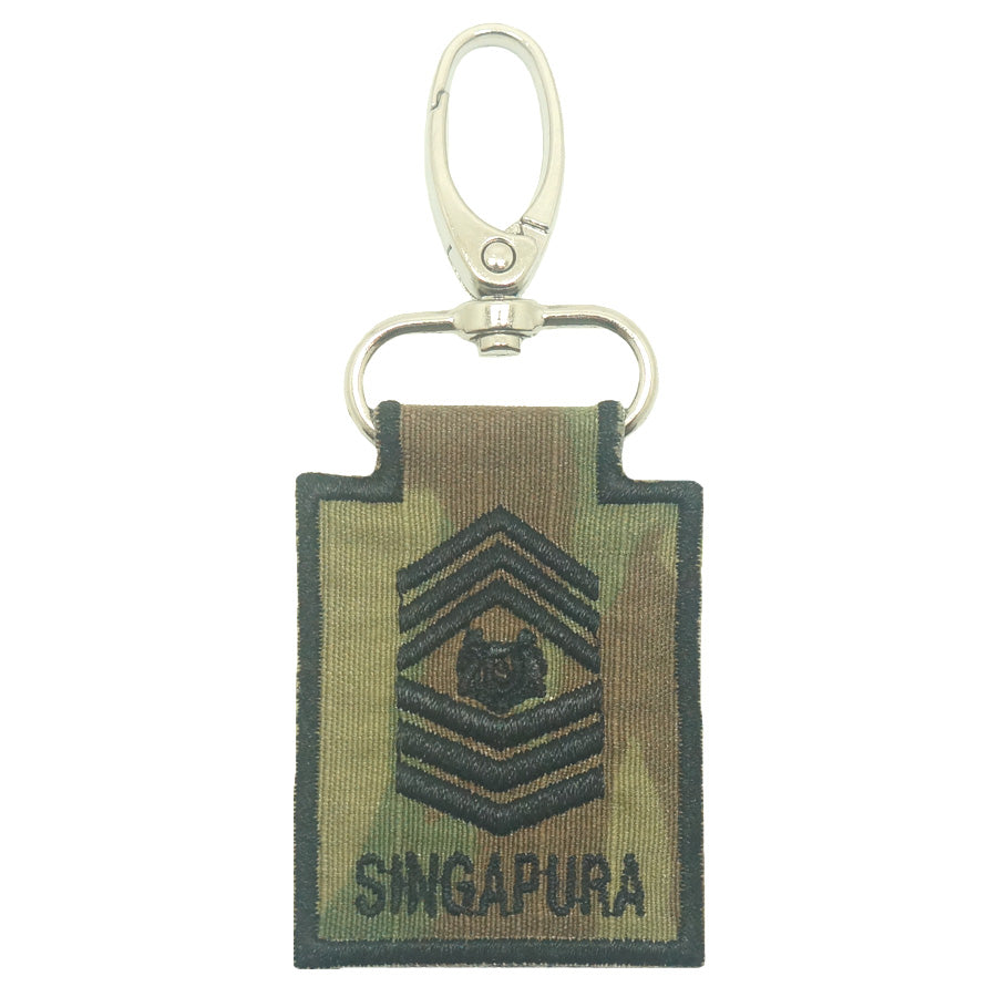 MINI SAF RANK KEYCHAIN - MULTICAM