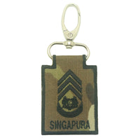 MINI SAF RANK KEYCHAIN - MULTICAM