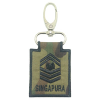 MINI SAF RANK KEYCHAIN - MULTICAM