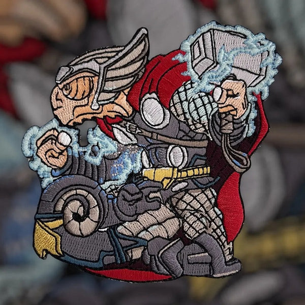 THUNDER CHAM #106 - THOR EMBROIDERY PATCH