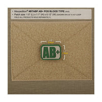 MAXPEDITION AB+ POS BLOOD TYPE PATCH