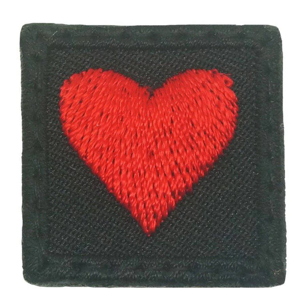 1" MINI HEART PATCH - The Morale Patches