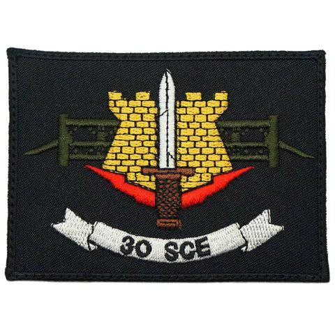30 SCE LOGO PATCH - BLACK - The Morale Patches
