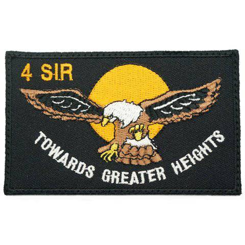 4 SIR LOGO PATCH - BLACK - The Morale Patches