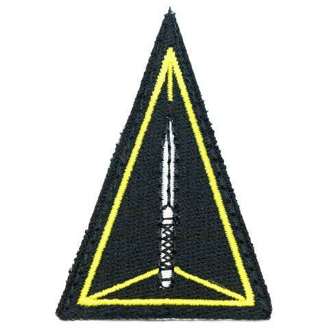 ADF TRIANGLE PATCH - BLACK - The Morale Patches