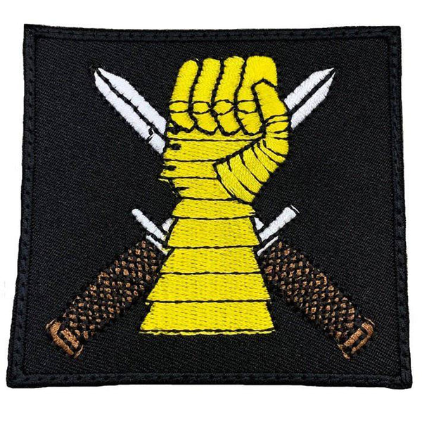 ARMOUR LOGO PATCH - BLACK - The Morale Patches