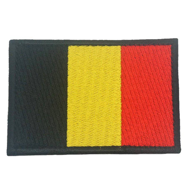 BELGIUM FLAG EMBROIDERY PATCH - The Morale Patches