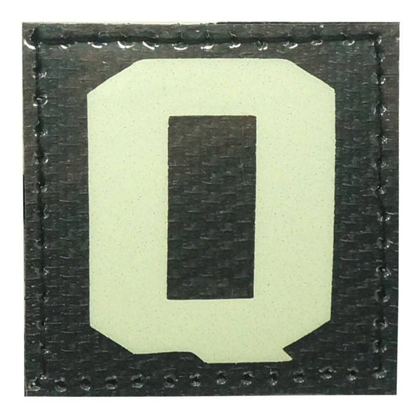 BIG LETTER Q GITD PATCH - GLOW IN THE DARK - The Morale Patches
