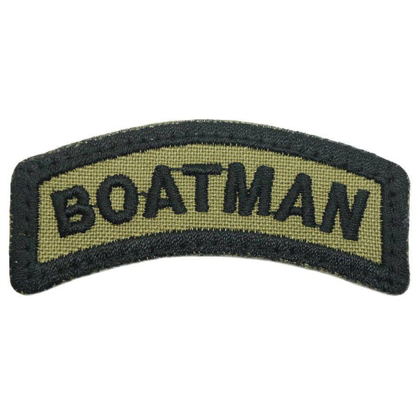 BOATMAN TAB - OLIVE GREEN - The Morale Patches