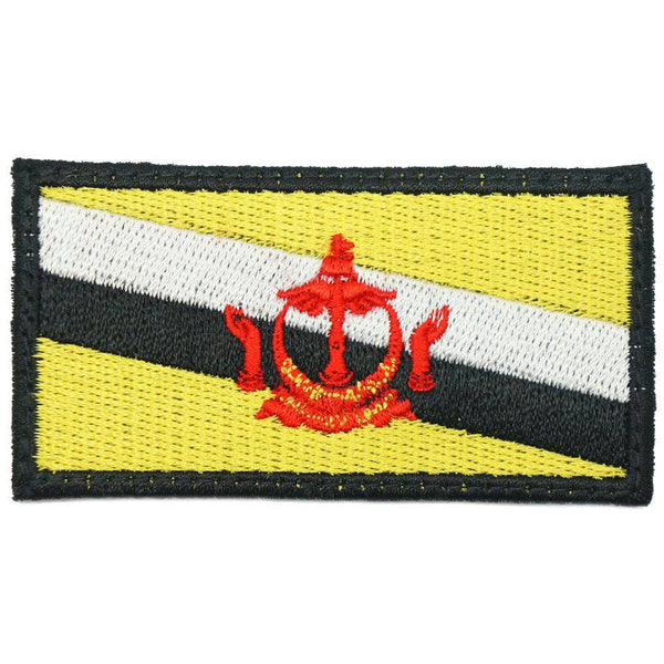 BRUNEI FLAG EMBROIDERY PATCH - LARGE - The Morale Patches