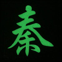 CHINESE SURNAME GLOW IN THE DARK PATCH - QIN 秦 - The Morale Patches