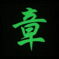 CHINESE SURNAME GLOW IN THE DARK PATCH - ZHANG 章 - The Morale Patches