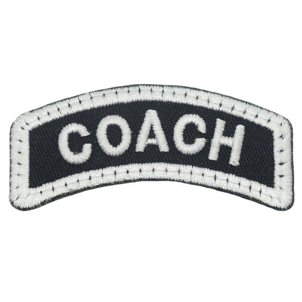 COACH TAB - BLACK WHITE - The Morale Patches