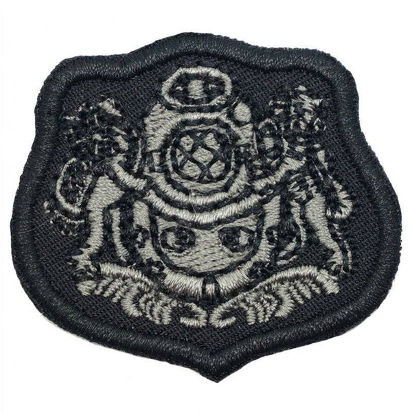 COMBAT DIVER PATCH - BLACK - The Morale Patches