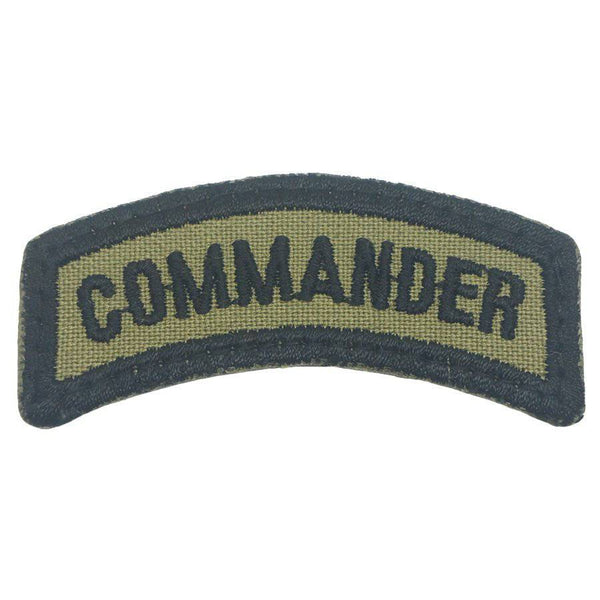 COMMANDER TAB - OLIVE GREEN - The Morale Patches