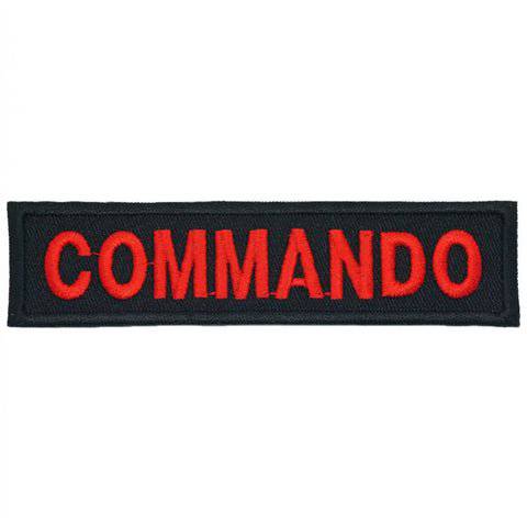 COMMANDO UNIT TAG - BLACK - The Morale Patches