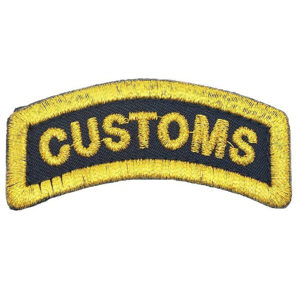 CUSTOMS TAB - BLACK GOLD - The Morale Patches