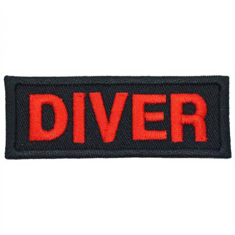 DIVER UNIT TAG - BLACK - The Morale Patches