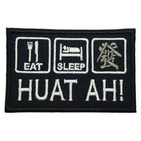 EAT . SLEEP . HUAT AH PATCH - The Morale Patches