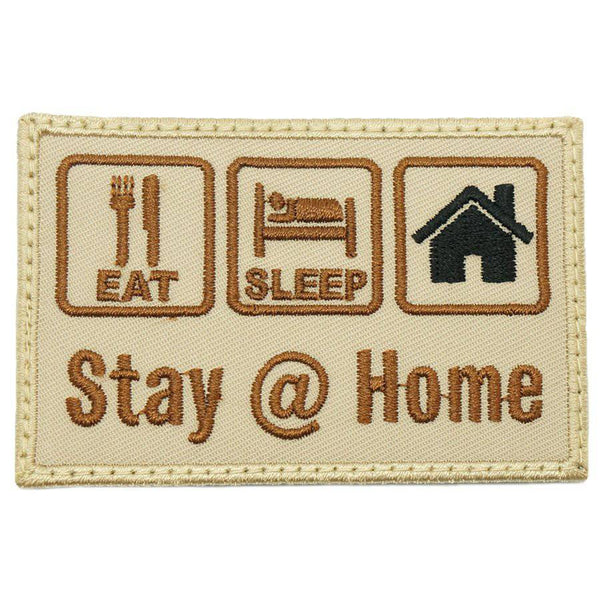 EAT . SLEEP . STAY @ HOME PATCH - The Morale Patches