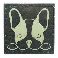 FRENCH BULLDOG GITD PATCH - GLOW IN THE DARK - The Morale Patches