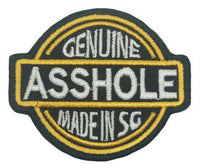 GENUINE ASSHOLE MADE IN SG PATCH - The Morale Patches