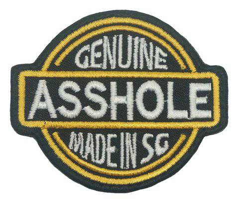 GENUINE ASSHOLE MADE IN SG PATCH - The Morale Patches