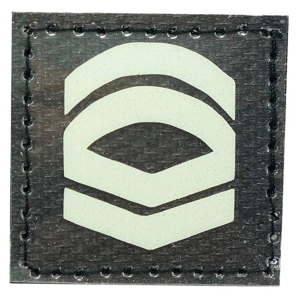 GLOW IN THE DARK RANK PATCH - 1ST CLASS CORPORAL - The Morale Patches