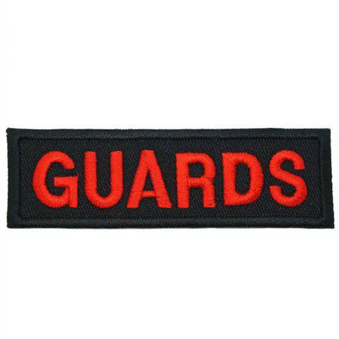 GUARDS UNIT TAG - BLACK - The Morale Patches