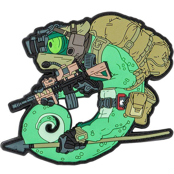 HELIKON-TEX CHAMELEON OPERATOR PATCH (PVC) - OLIVE GREEN - The Morale Patches