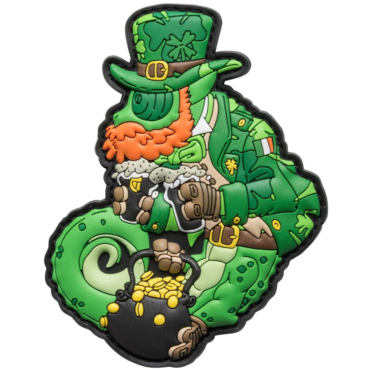 HELIKON-TEX CHAMELEON ST. PADDY PVC PATCH - The Morale Patches