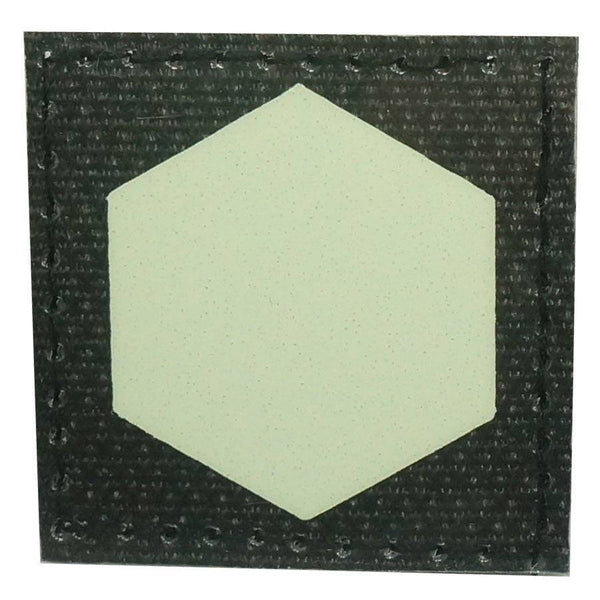 HEXAGON GITD PATCH - GLOW IN THE DARK - The Morale Patches