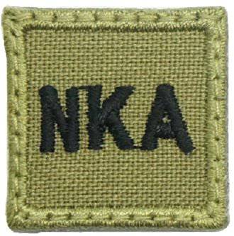 HGS ALLERGIES 1" PATCH, NKA - The Morale Patches