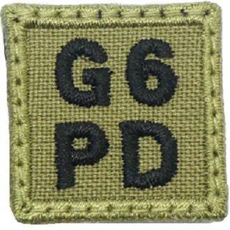 HGS ALLERGIES GROUP 1" PATCH, G6PD - The Morale Patches