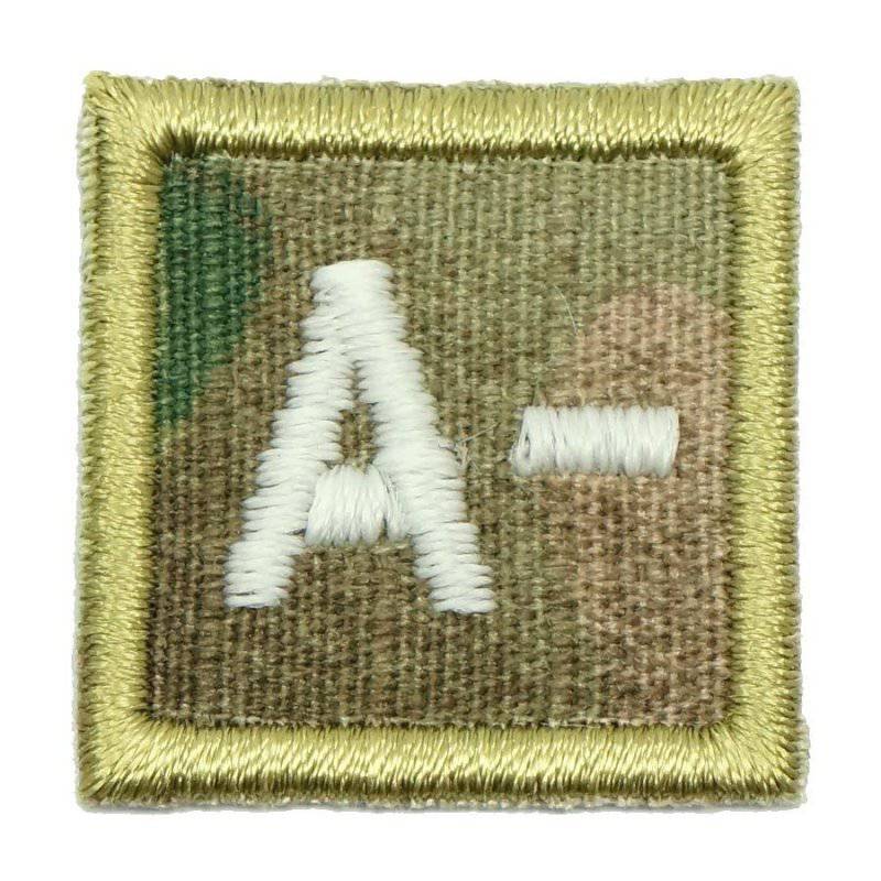 HGS BLOOD GROUP 1" PATCH, A- - The Morale Patches