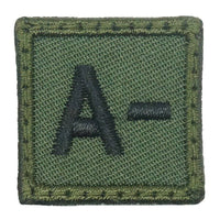 HGS BLOOD GROUP 1" PATCH, A- - The Morale Patches