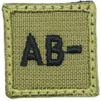 HGS BLOOD GROUP 1" PATCH, AB- - The Morale Patches