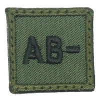 HGS BLOOD GROUP 1" PATCH, AB- - The Morale Patches