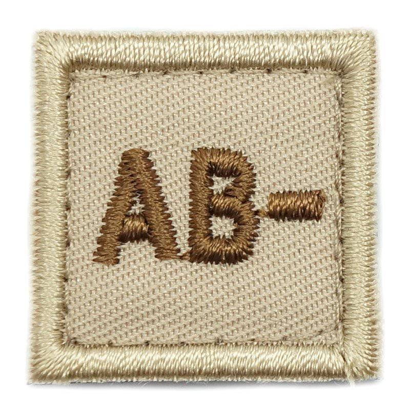 HGS BLOOD GROUP 1" PATCH, AB- - The Morale Patches