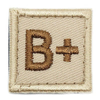 HGS BLOOD GROUP 1" PATCH, B+ - The Morale Patches