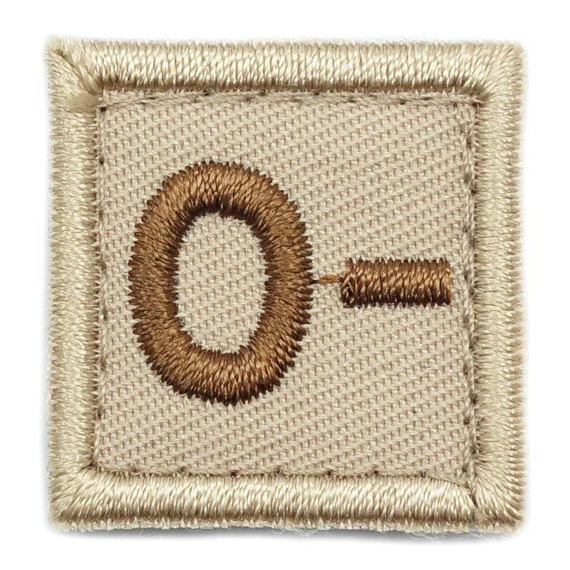 HGS BLOOD GROUP 1" PATCH, O- - The Morale Patches