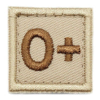 HGS BLOOD GROUP 1" PATCH, O+ - The Morale Patches