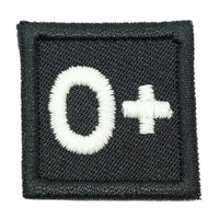 HGS BLOOD GROUP 1" PATCH, O+ - The Morale Patches