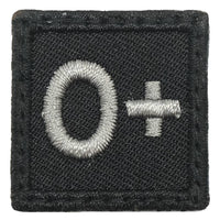 HGS BLOOD GROUP 1" PATCH, O+ - The Morale Patches