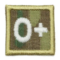 HGS BLOOD GROUP 1" PATCH, O+ - The Morale Patches